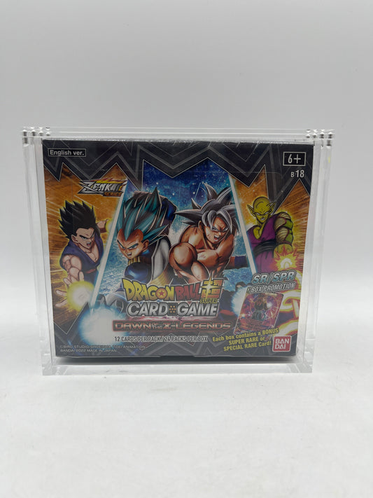 Dragon Ball Super Dawn of the Z-Legends Sealed Booster Box with Acrylic Case FRENLY BRICKS - Open 7 Days
