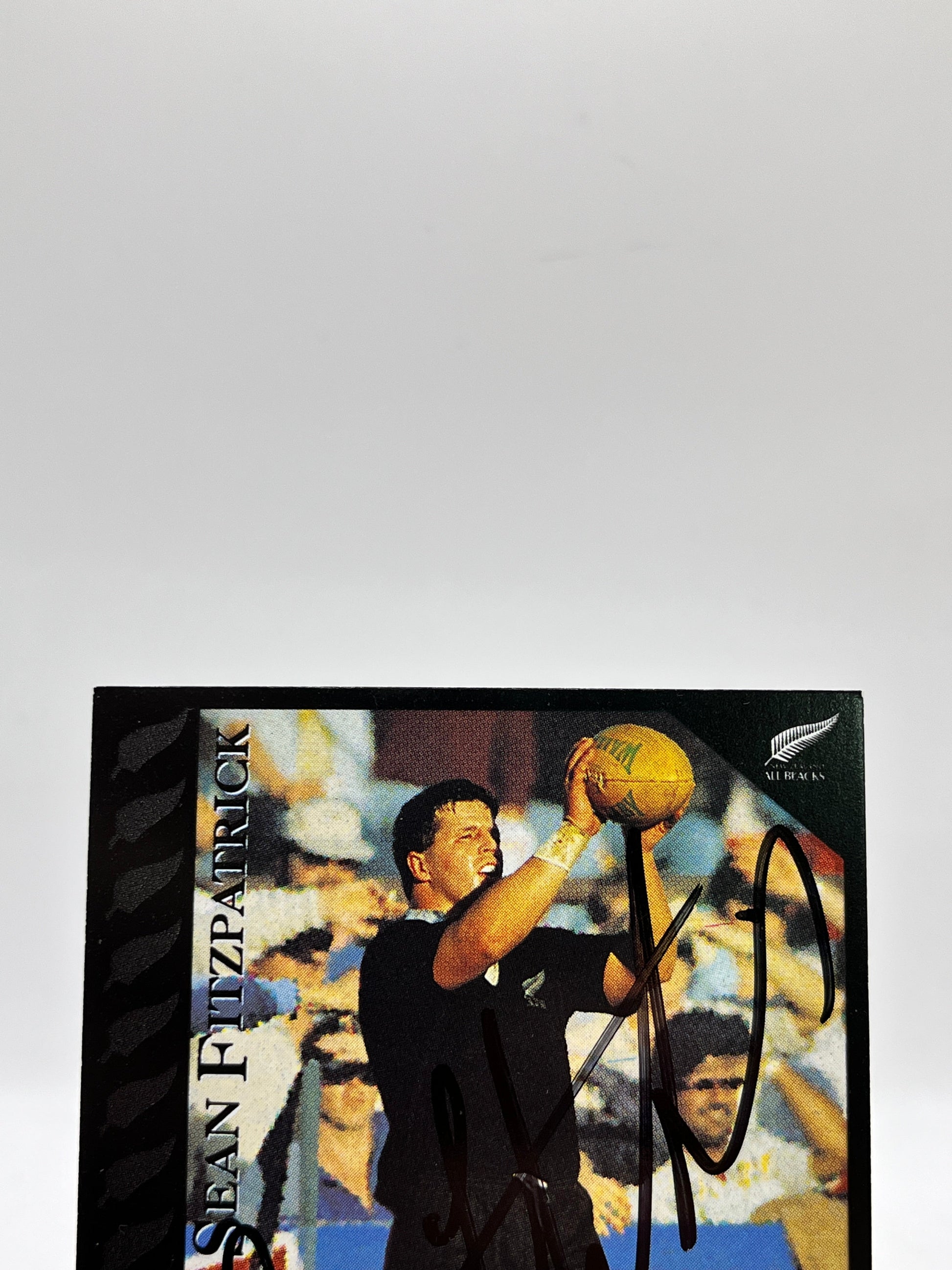 Sean Fitzpatrick Auto - 1995 Dynamic Marketing Rugby Union Card NZ All Blacks #12 FRENLY BRICKS - Open 7 Days
