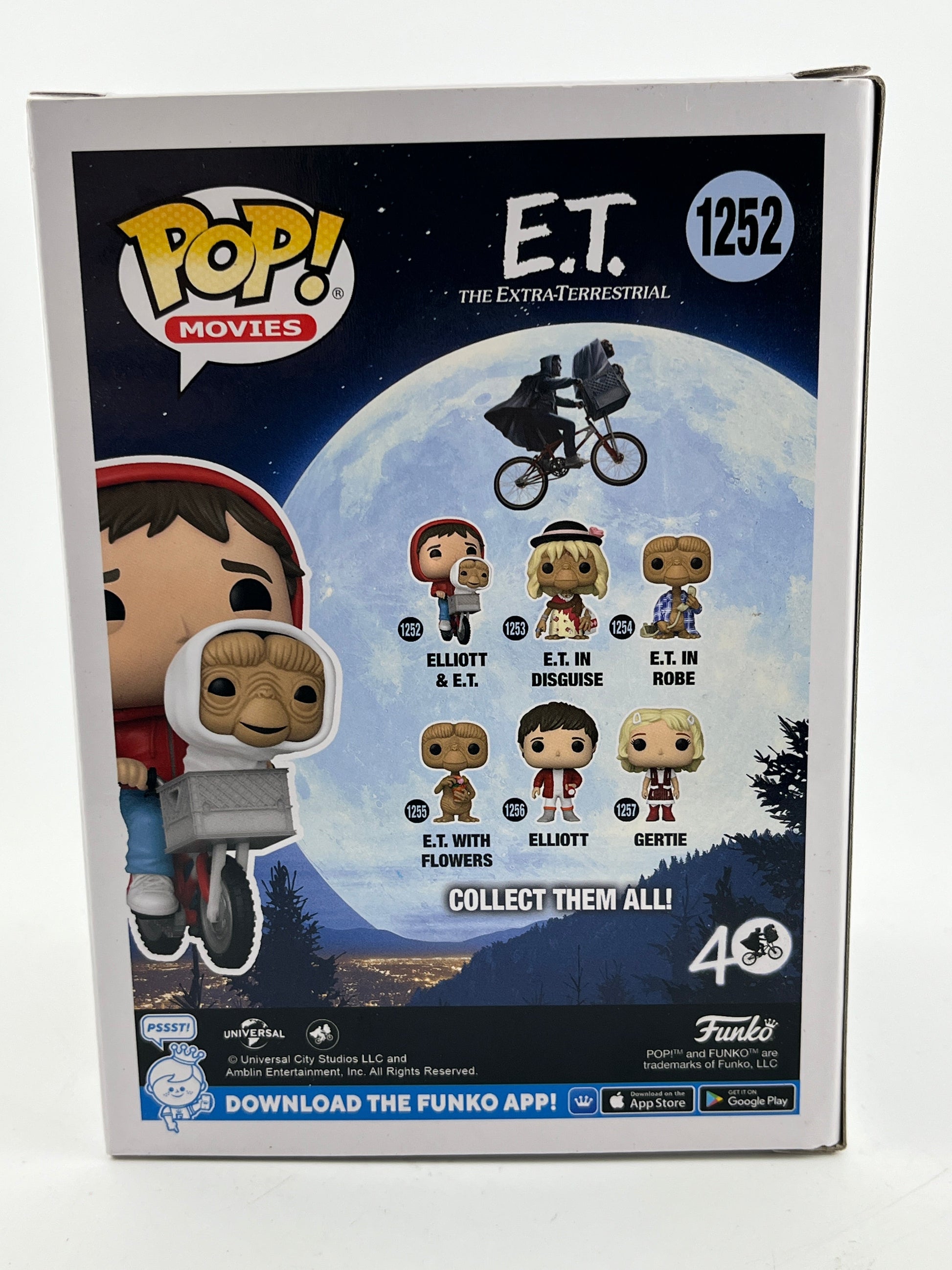 Funko POP! Movies E.T. - Elliot & E.T. #1252 - Vinyl Collectable FRENLY BRICKS - Open 7 Days