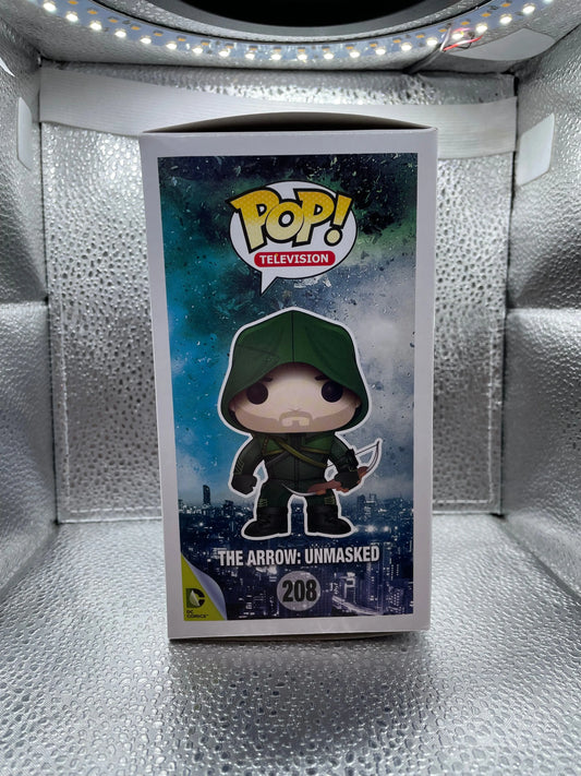 NEW Funko POP (TV series) THE ARROW: Unmasked #208 ~2015 Summer Convention Excl. FRENLY BRICKS - Open 7 Days