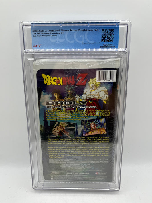 CGC Universal Grade 9.0 - Dragon Ball Z - The Legendary Super Saiyan VHS - Sealed FRENLY BRICKS - Open 7 Days