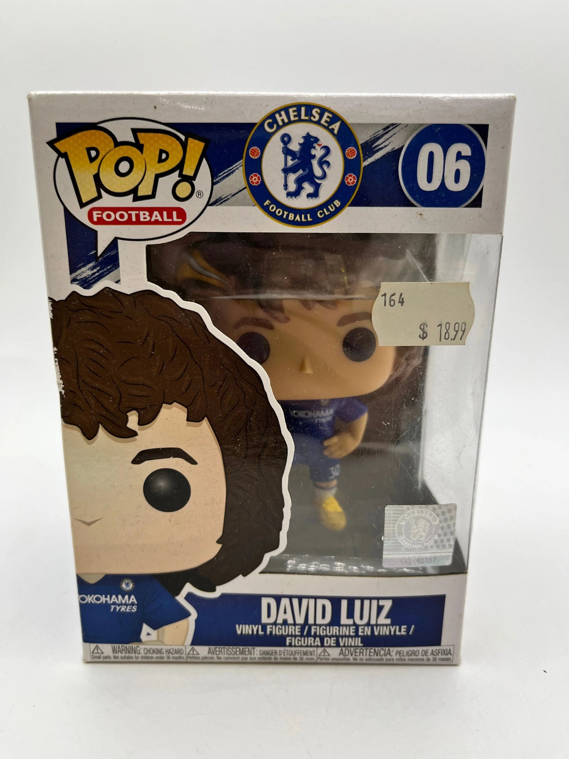 Funko POP! Football Chelsea David Luiz #06 - Vinyl Collectable FRENLY BRICKS - Open 7 Days