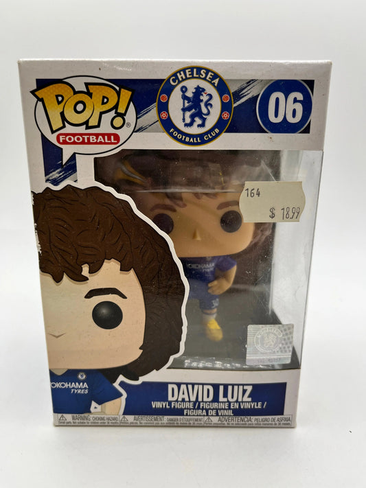 Funko POP! Football Chelsea David Luiz #06 - Vinyl Collectable FRENLY BRICKS - Open 7 Days