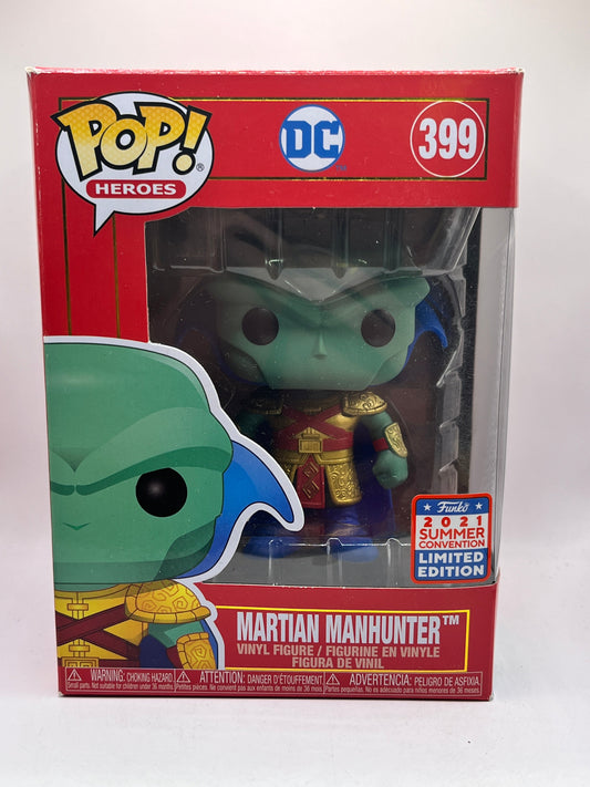 Funko POP! Heroes DC - Martian ManHunter #399 - 2021 Summer Limited Edition FRENLY BRICKS - Open 7 Days