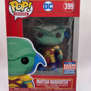 Funko POP! Heroes DC - Martian ManHunter #399 - 2021 Summer Limited Edition FRENLY BRICKS - Open 7 Days