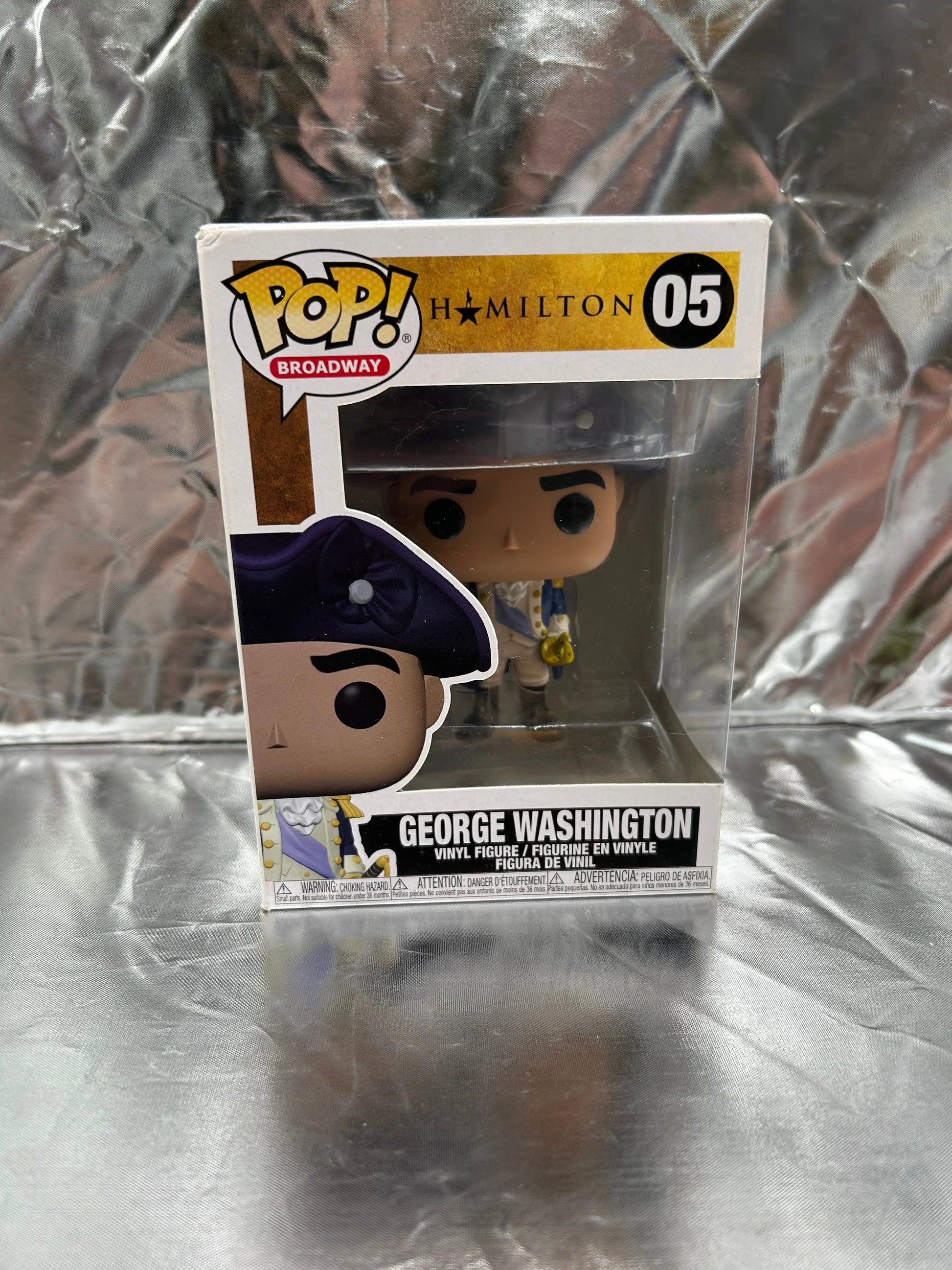 Funko POP Broadway - Hamilton- George Washington #05 FRENLY BRICKS - Open 7 Days