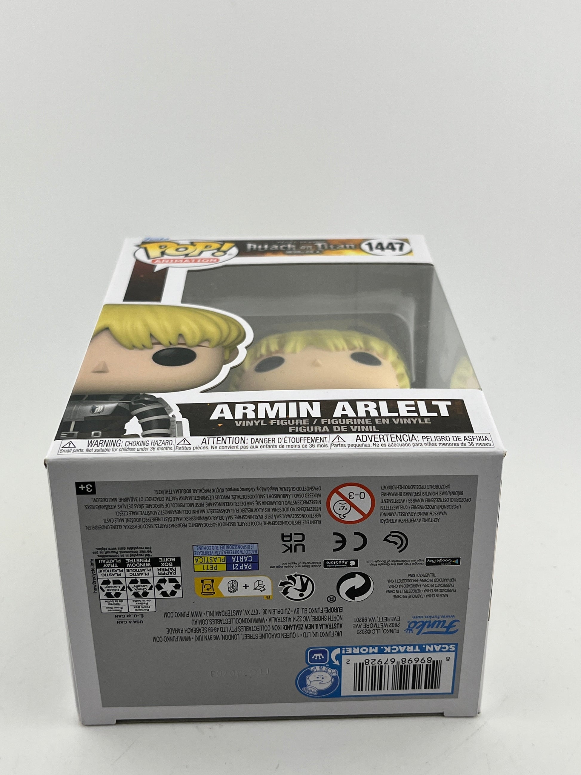 Funko POP! Animation Attack On Titan - Armin Arlelt #1447 - Vinyl Collectable FRENLY BRICKS - Open 7 Days