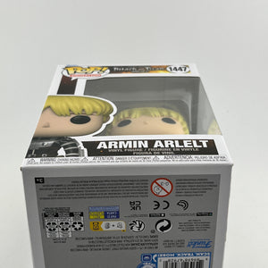 Funko POP! Animation Attack On Titan - Armin Arlelt #1447 - Vinyl Collectable FRENLY BRICKS - Open 7 Days