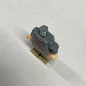 LEGO Minifigure Harry Potter - Dark Bluish Grey Open Shirt Torso, HP041 FRENLY BRICKS - Open 7 Days