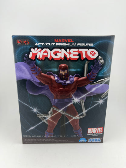 MARVEL COMICS ACT/CUT Premium Figure Magneto SEGA FRENLY BRICKS - Open 7 Days