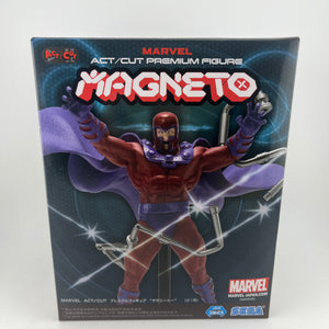 MARVEL COMICS ACT/CUT Premium Figure Magneto SEGA FRENLY BRICKS - Open 7 Days
