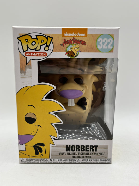 Funko POP! Animation The Angry Beavers - Norbert #322 - Vinyl Collectable FRENLY BRICKS - Open 7 Days