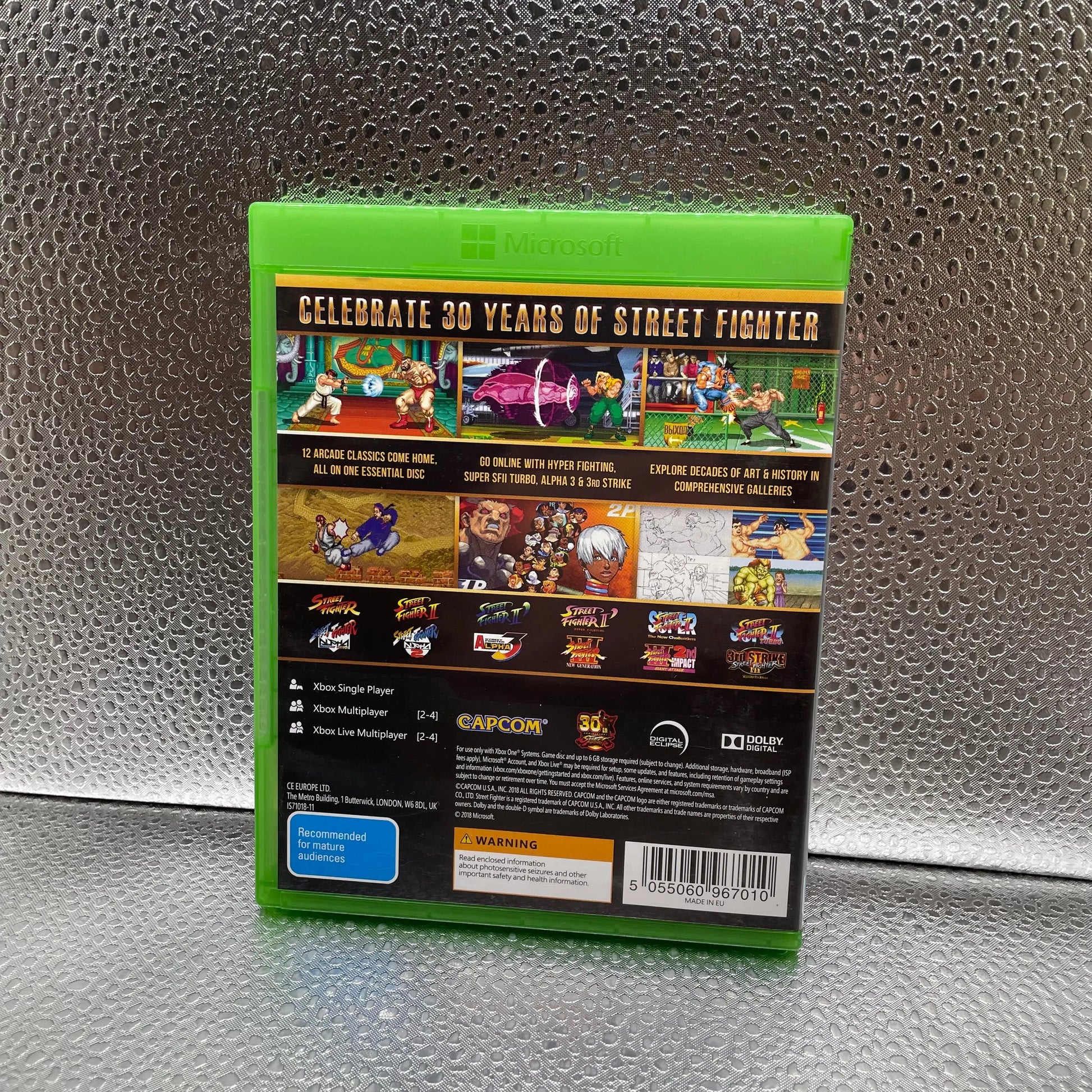 Street Fighter 30th Anniversary Collection Xbox One Game PAL Tested & Working Good Condition FRENLY BRICKS - Open 7 Days