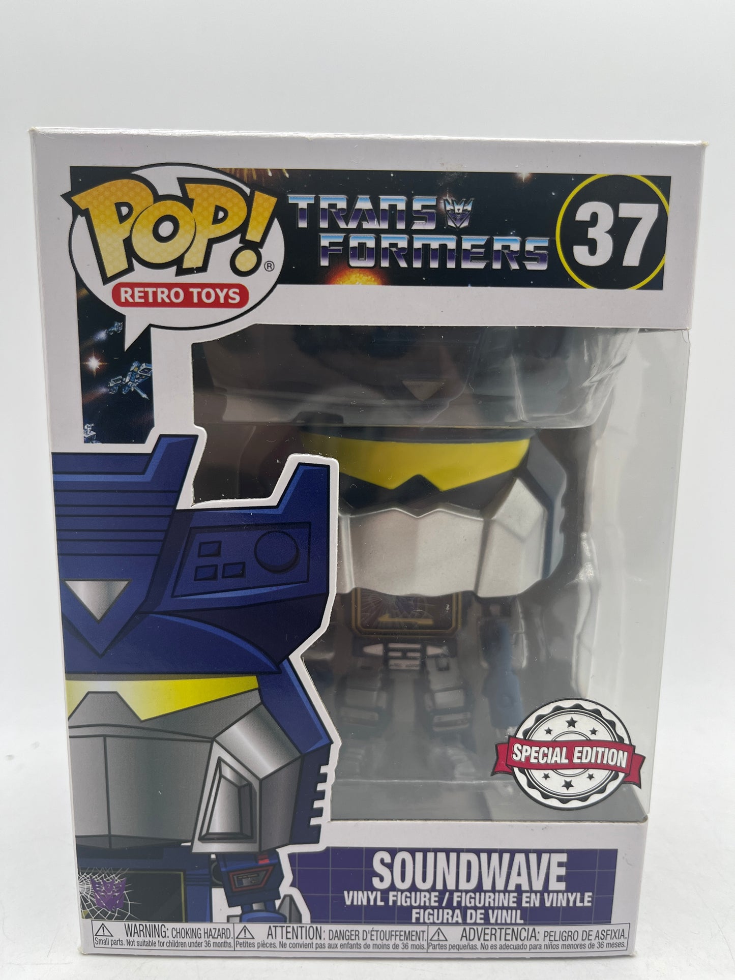 Funko Pop! Retro Transformers Soundwave #37 Special Edition