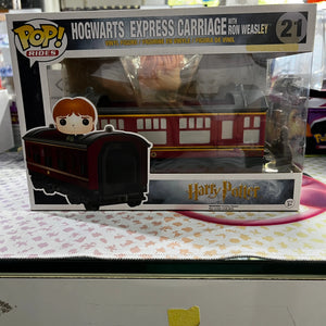 Funko Pop Vinyl Rides Harry Potter Hogwarts Express Carriage with Ron Weasley #21 FRENLY BRICKS - Open 7 Days