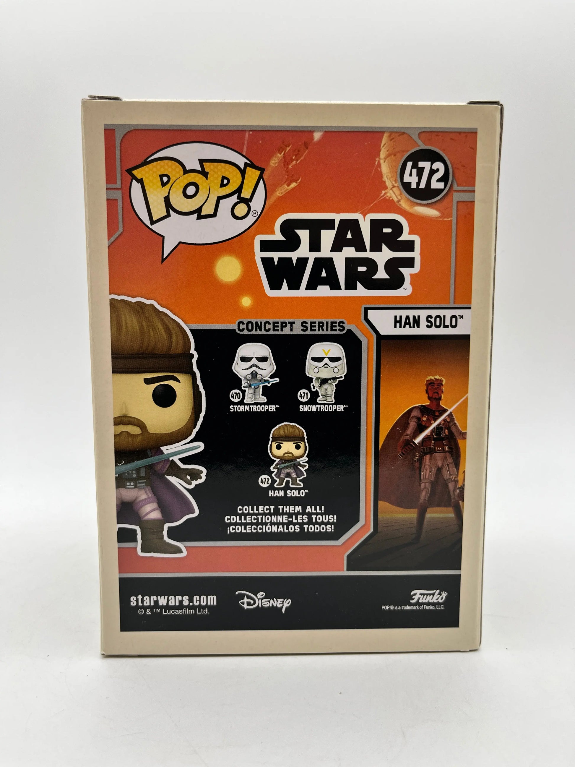 Funko POP! Star Wars Concept Series Han Solo #472 - Vinyl Collectable FRENLY BRICKS - Open 7 Days
