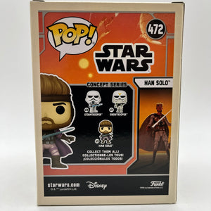 Funko POP! Star Wars Concept Series Han Solo #472 - Vinyl Collectable FRENLY BRICKS - Open 7 Days