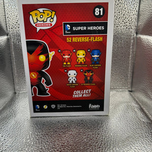 Funko Pop Vinyl #81 Dc 52 Reverse-Flash FRENLY BRICKS - Open 7 Days