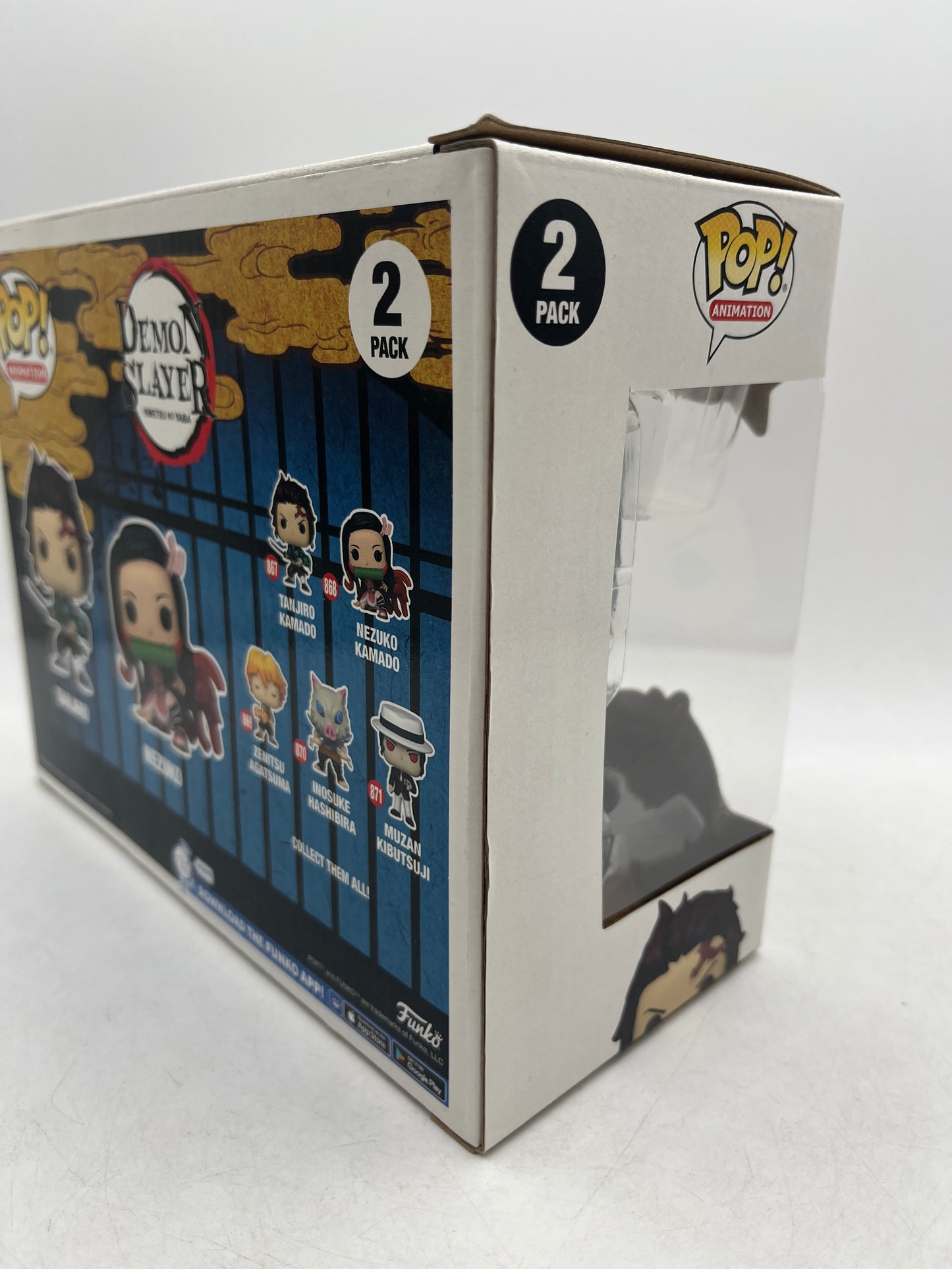 Funko Pop! Vinyl: Demon Slayer: Kimetsu No Yaiba - Tanjiro And Nezuko 2 Pack