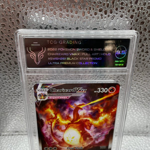 Charizard V Max SWSH261 Pokemon TCG Graded TCG 8.5 Rare FRENLY BRICKS - Open 7 Days