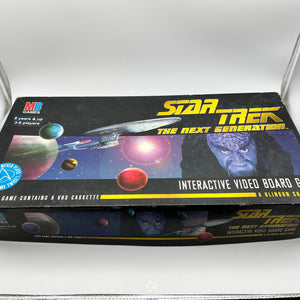 1994 Star Trek The Next Generation VHS Interactive Video Board Game - Not Sealed 90% Complete FRENLY BRICKS - Open 7 Days