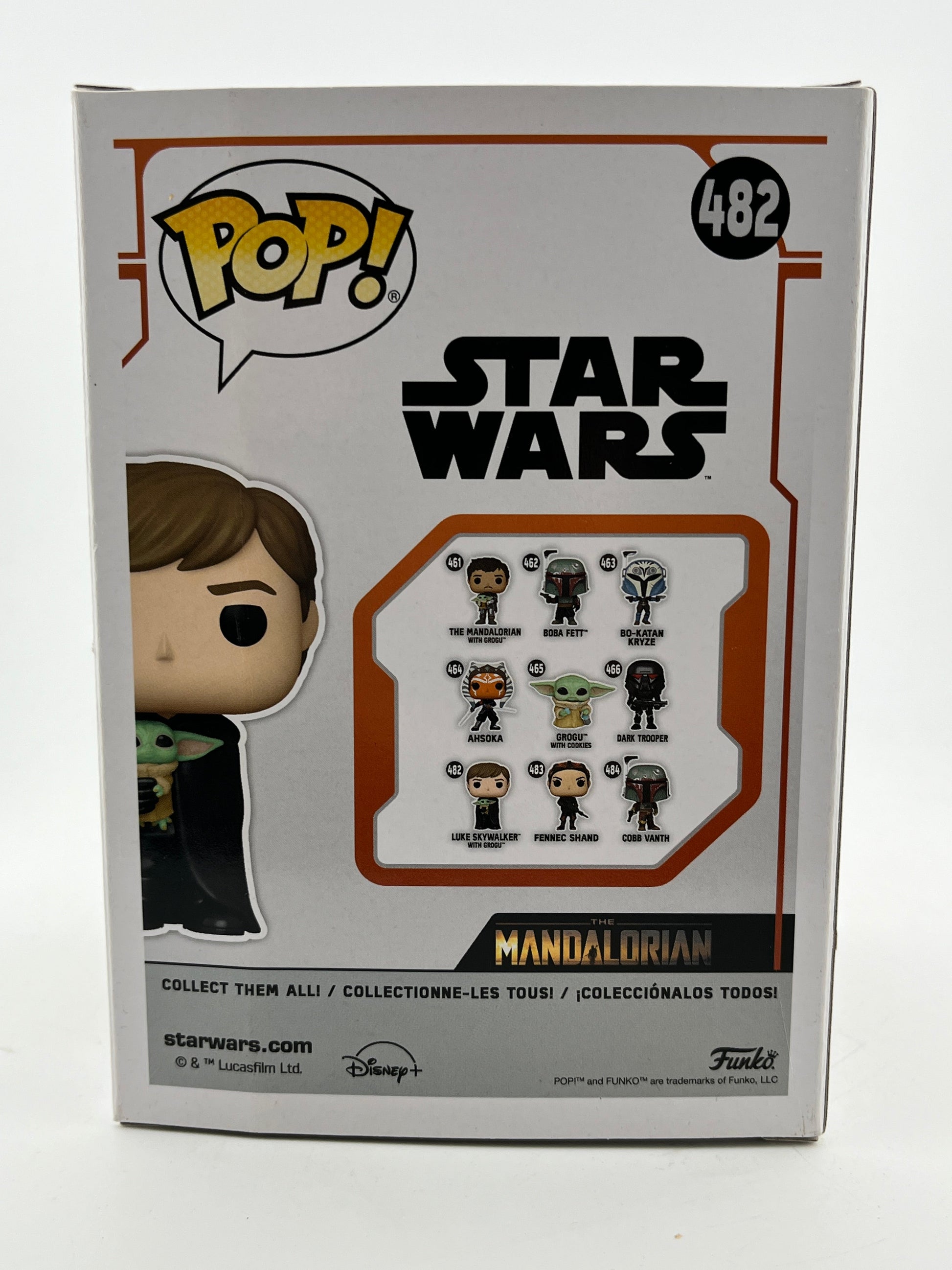 Funko POP! Star Wars - Luke Skywalker With Grogu #482 - Vinyl Collectable FRENLY BRICKS - Open 7 Days