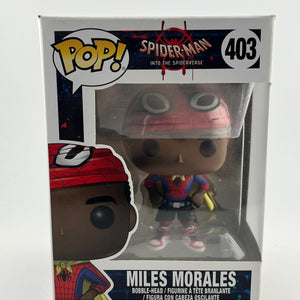 Funko POP! Spider-Man Into The Spiderverse - Miles Morales #403 - Vinyl Collectable FRENLY BRICKS - Open 7 Days
