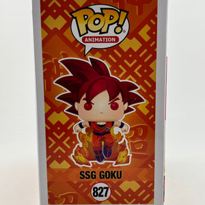 Funko POP! Dragon Ball Super - SSG Goku #827 - 2020 Limited Edition FRENLY BRICKS - Open 7 Days