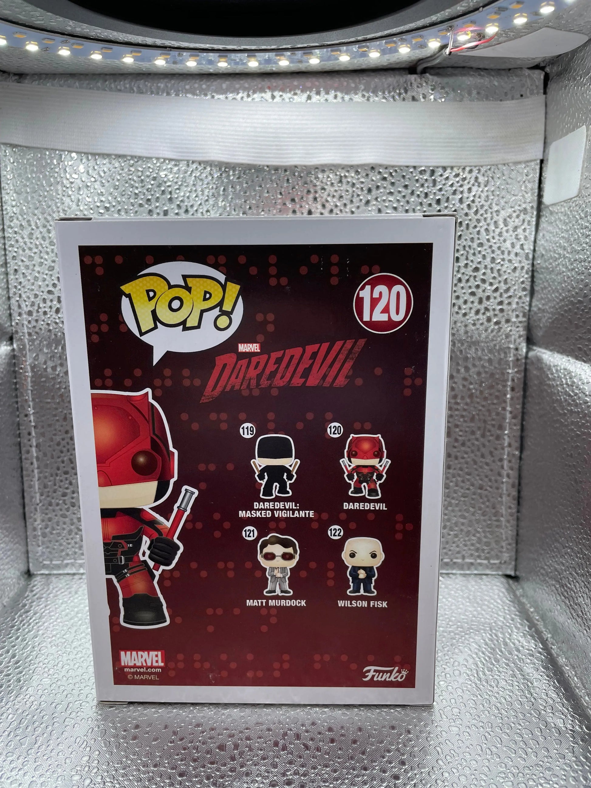 🔥DAREDEVIL # 120 FUNKO POP VINYL FIGURE MARVEL VAULTED 🔥 FRENLY BRICKS - Open 7 Days