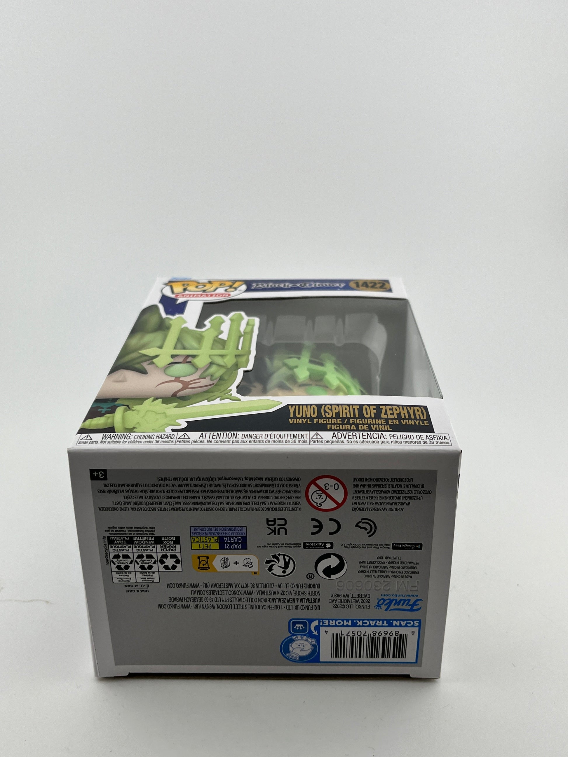 Funko POP! Animation Black Clover - Yuno (Sprit Of Zephyr) #1422 - Vinyl Collectable FRENLY BRICKS - Open 7 Days