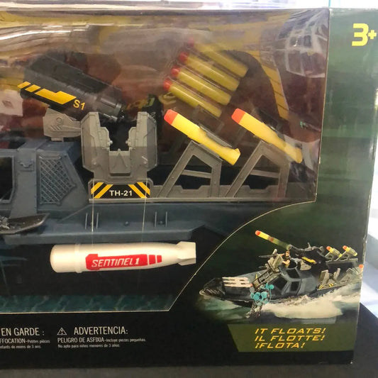 True Heroes Sentinel 1 Navy Seal Boat Action Figure Boat ToysRus Rare Military FRENLY BRICKS - Open 7 Days