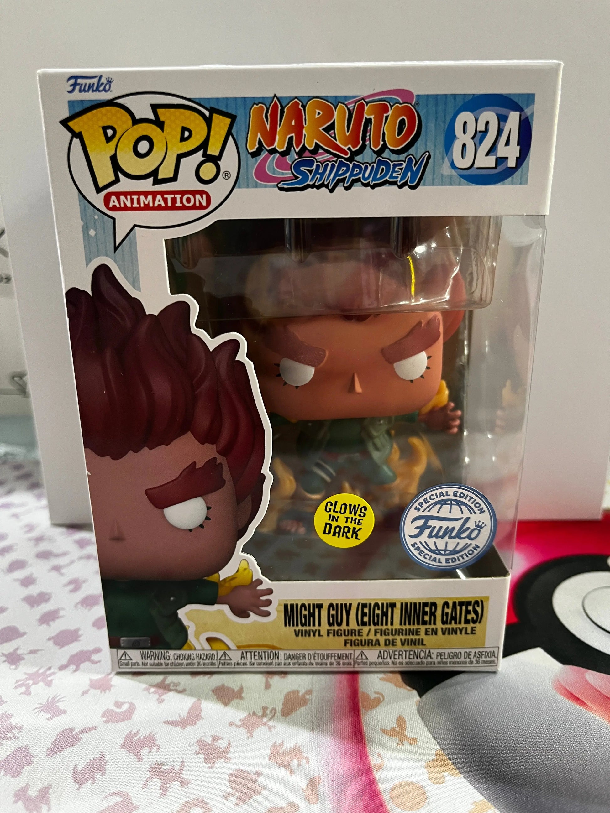 Funko Pop Vinyl Animation Naruto Shippuden Might Guy (Right Inner Gates) #824 FRENLY BRICKS - Open 7 Days