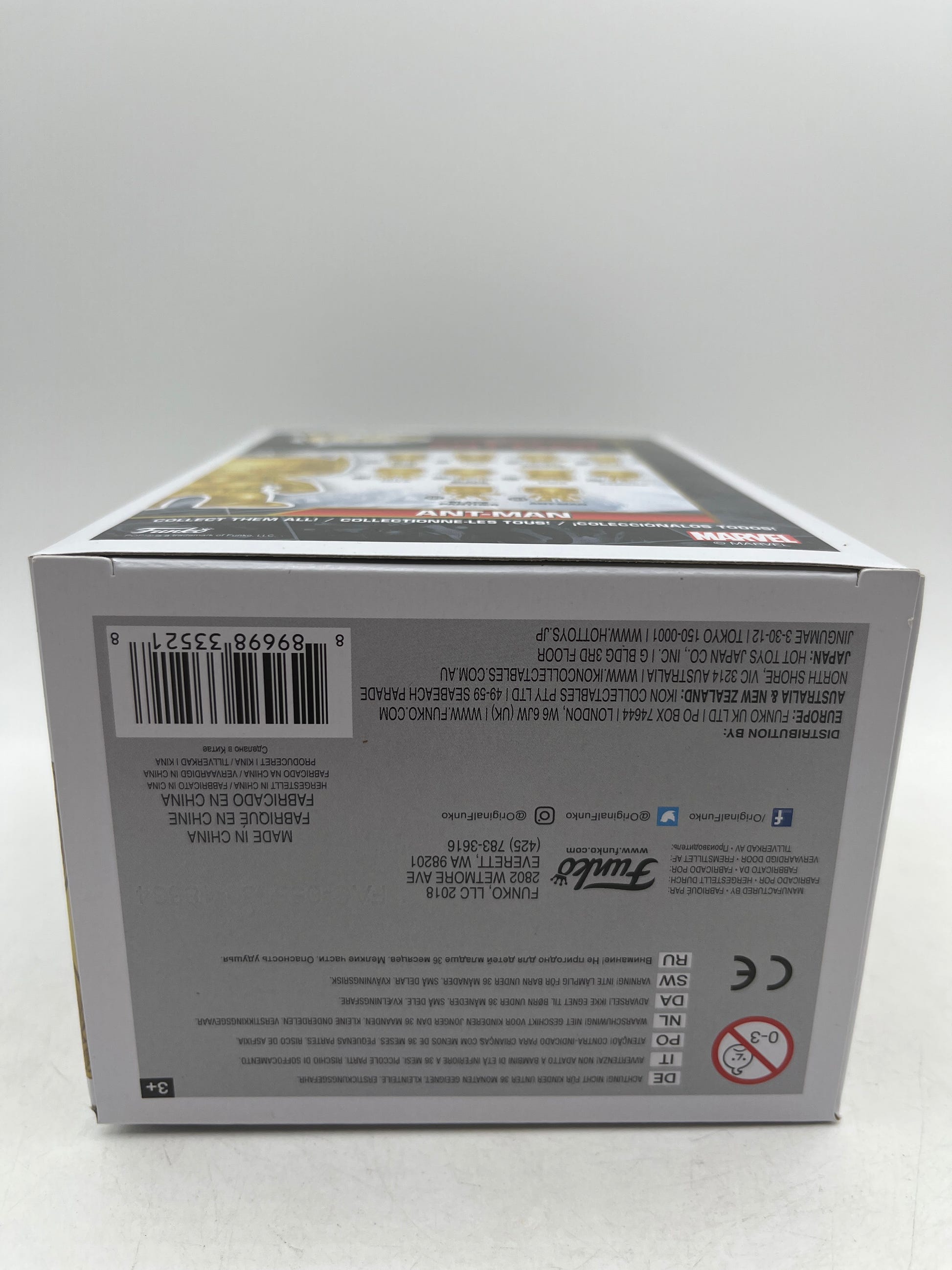 Funko Pop Marvel Studios The First 10 Years 384 Gold Ant-Man Vinyl Figure, photo 10 image 10