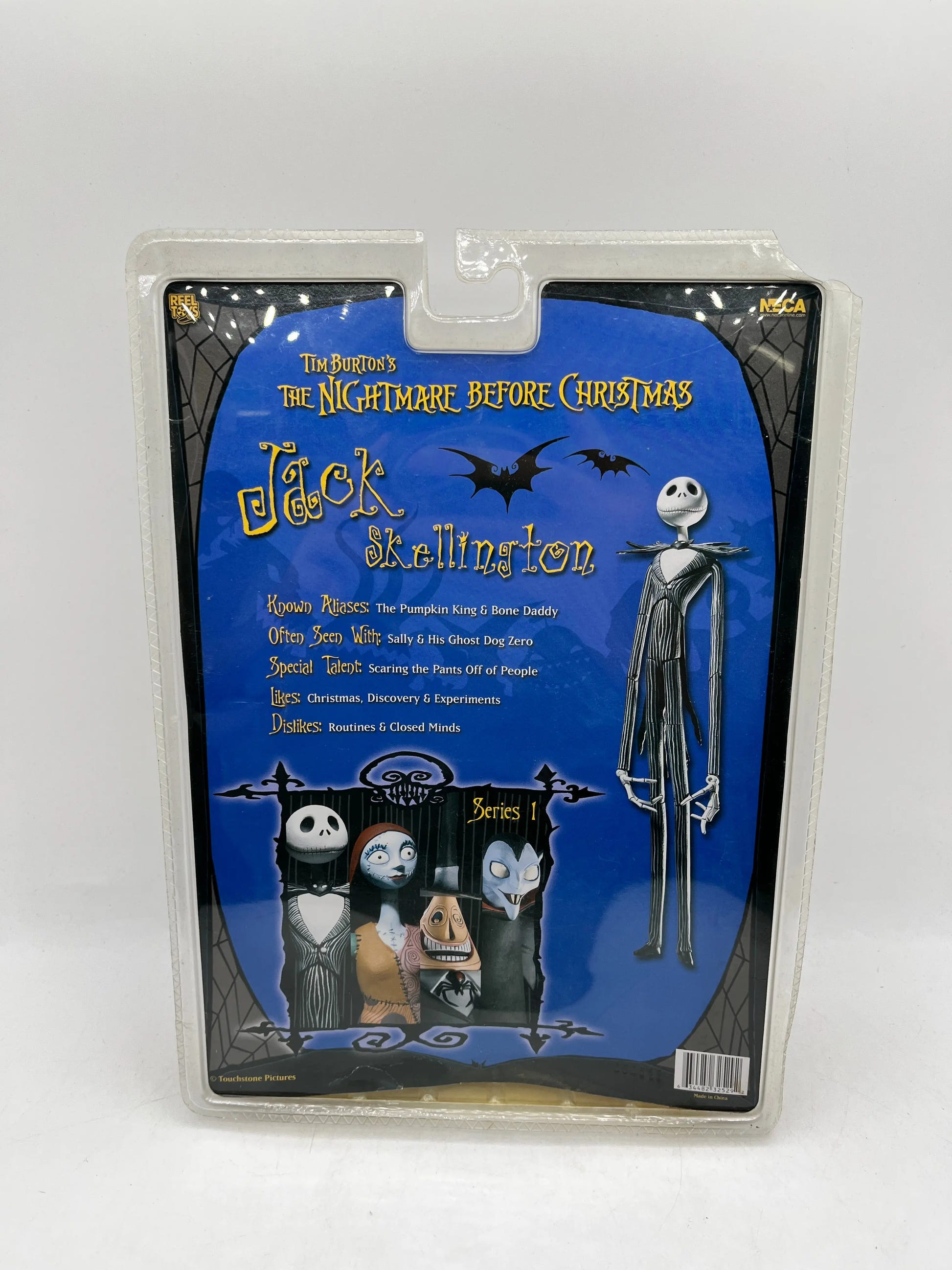 NECA Reel Toys Nightmare Before Christmas Series 1 Jack Skellington 7" Figure - Sealed FRENLY BRICKS - Open 7 Days image 2