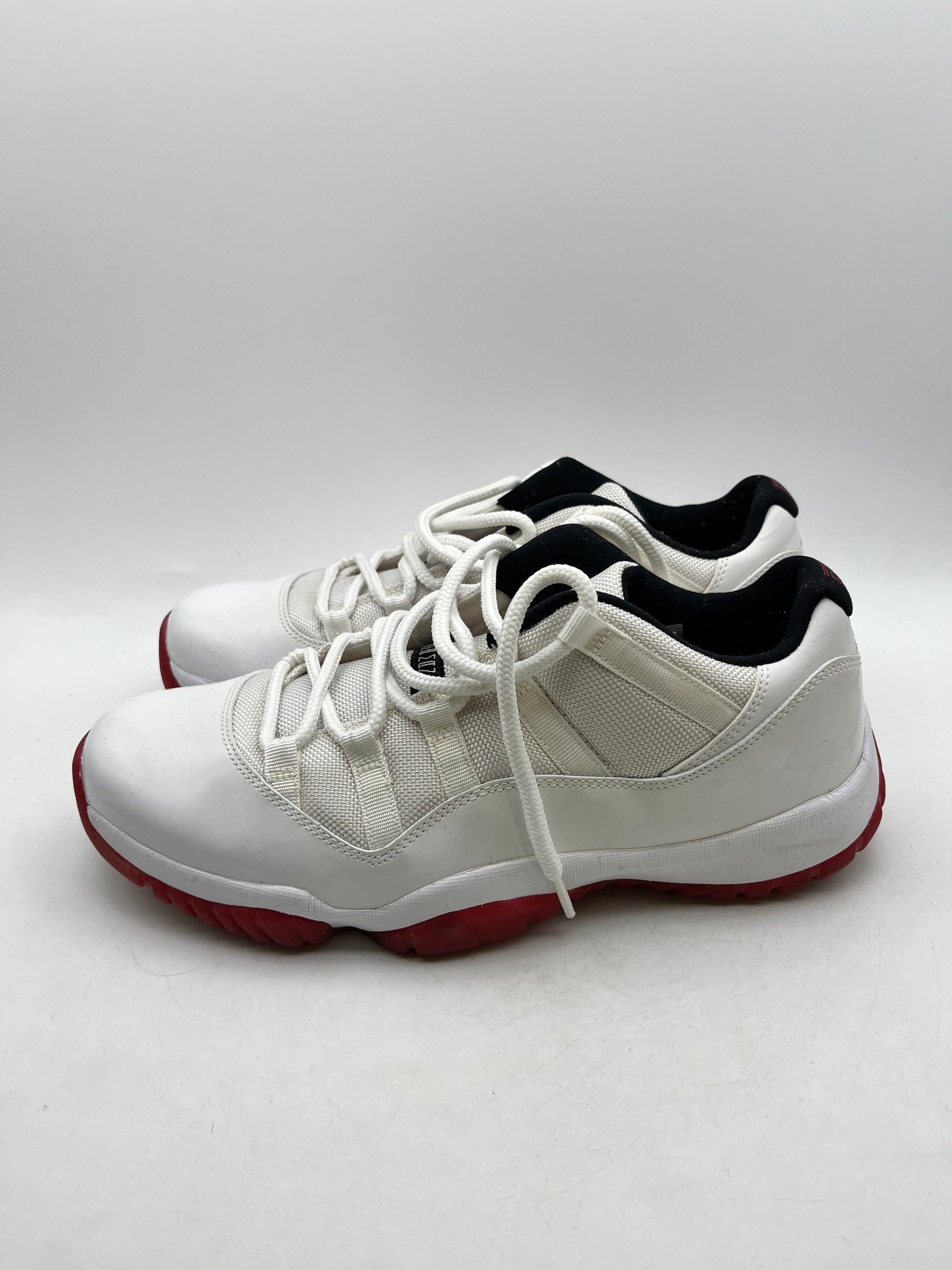Air Jordan 11 Retro Low White Red Cherry Mens US 10.5 - Used FRENLY BRICKS - Open 7 Days