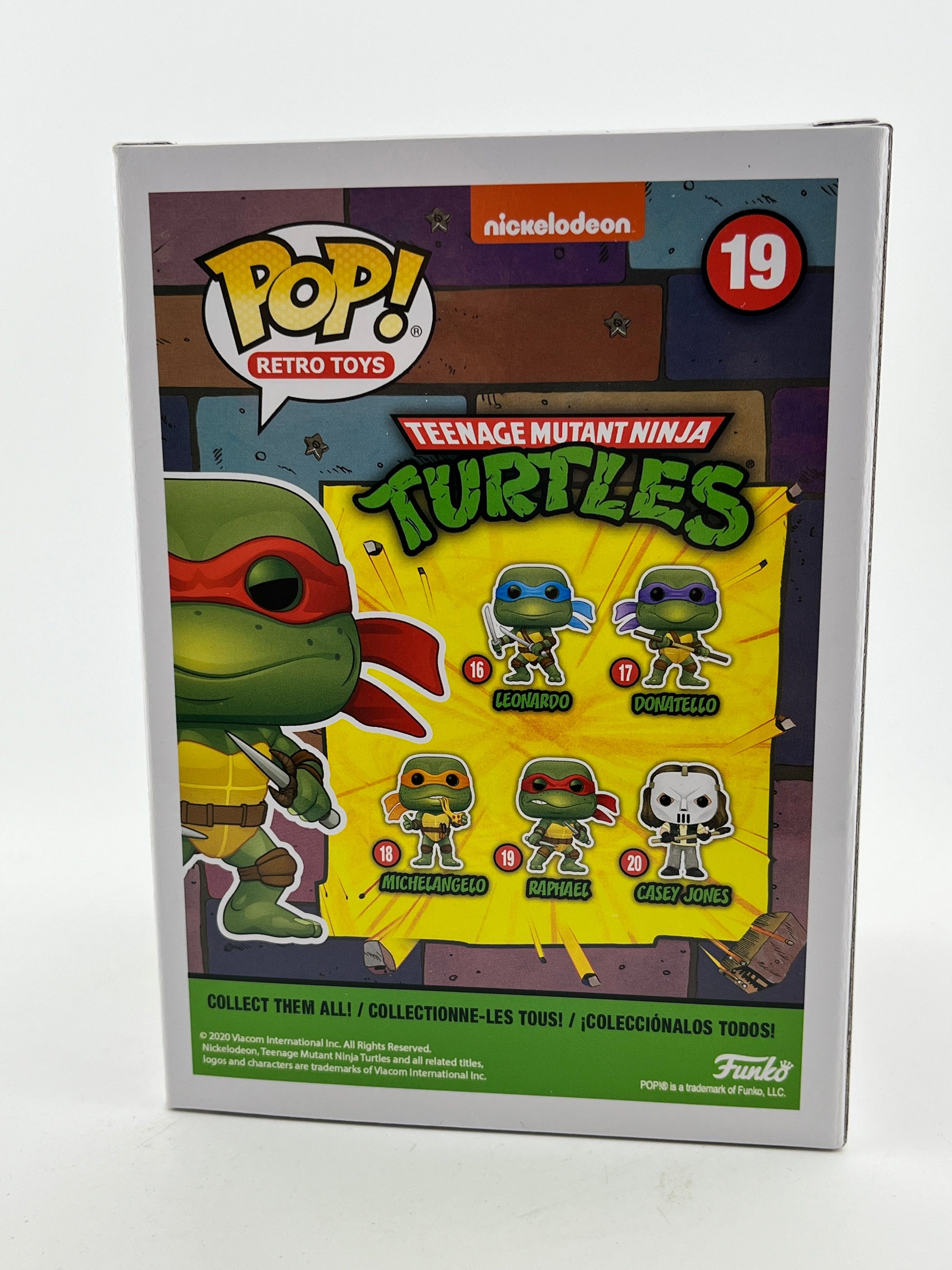 Funko POP! Retro Toys Teenage Mutant Ninja Turtles - Raphael #19 - Vinyl Collectable FRENLY BRICKS - Open 7 Days