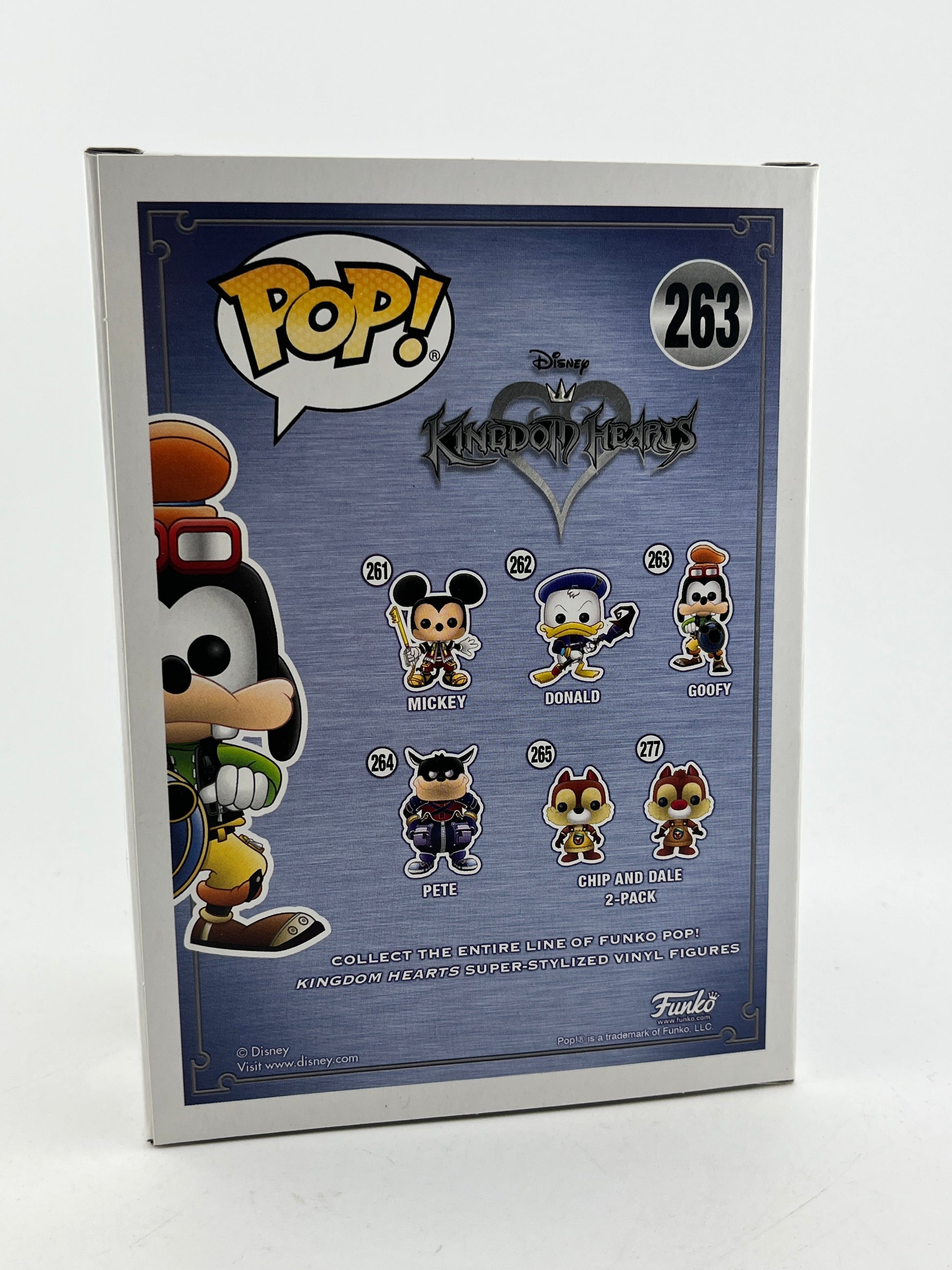 Funko POP! Disney Kingdom Hearts - Goofy #263 - Vinyl Collectable FRENLY BRICKS - Open 7 Days