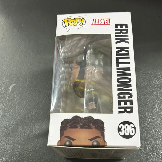 Pop Vinyl 386 Marvel Erik Killmonger FRENLY BRICKS - Open 7 Days