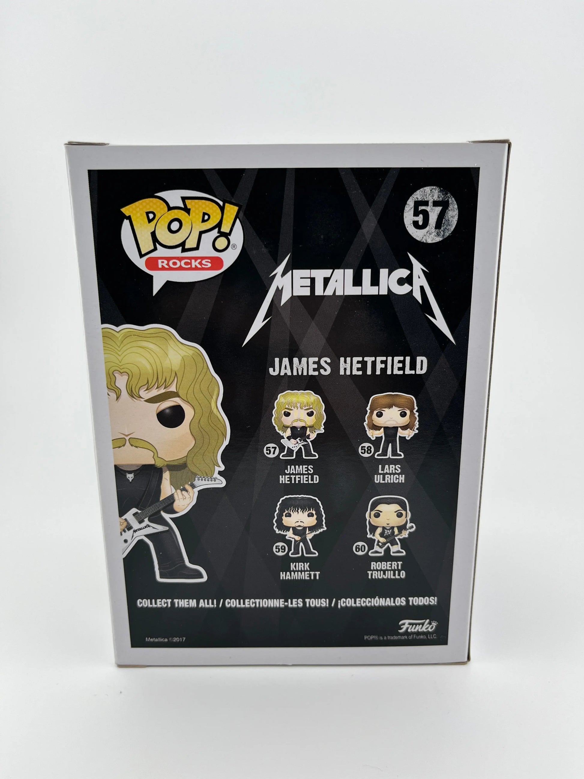 Funko Pop Vinyl Rocks Metallica James Hetfield #57 FRENLY BRICKS - Open 7 Days