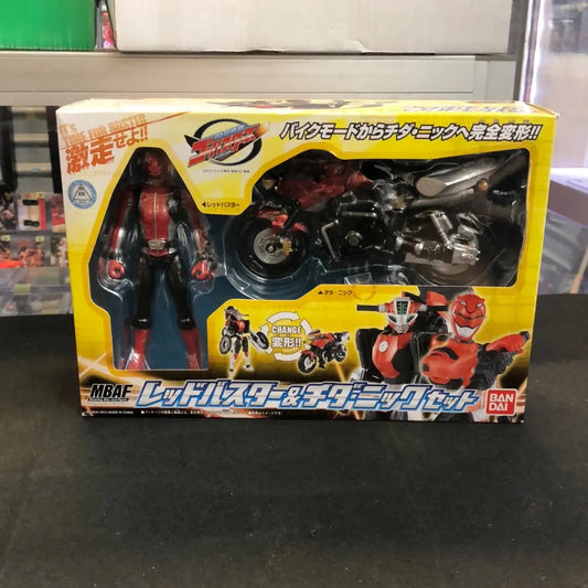 Power rangers - Go-Busters MBAF Red Buster Cheeda Nick Transformable bike set FRENLY BRICKS - Open 7 Days