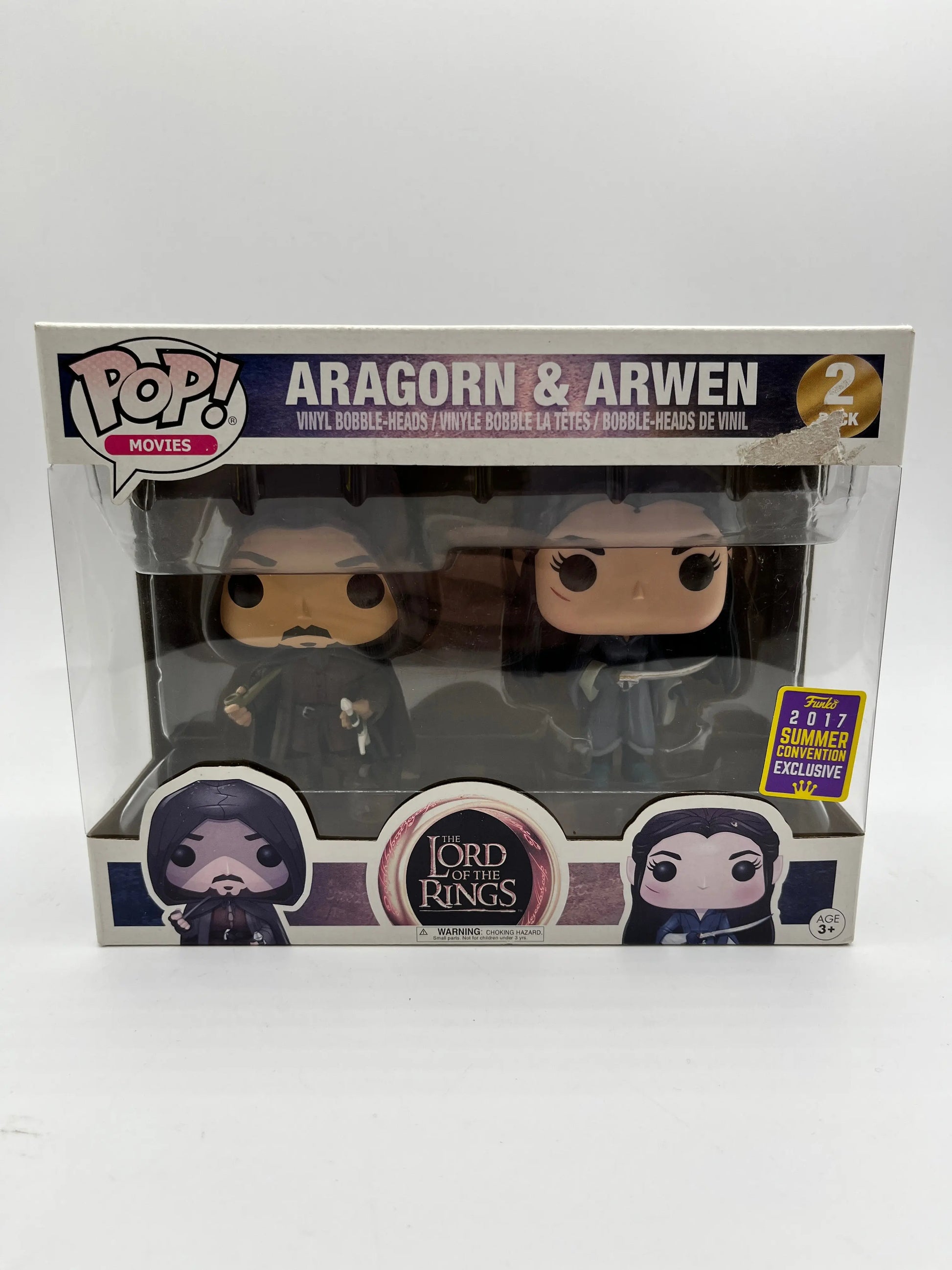 Funko Pop Vinyl Movies The Lord Of The Rings Aragorn & Arwen (2 pack) FRENLY BRICKS - Open 7 Days