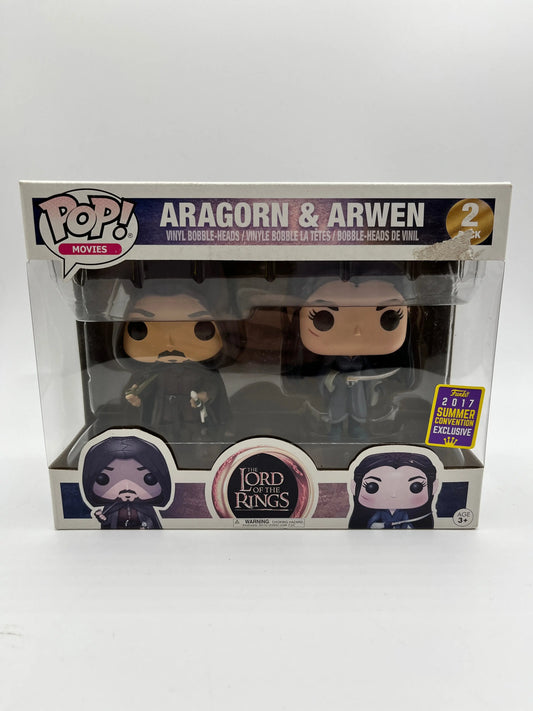 Funko Pop Vinyl Movies The Lord Of The Rings Aragorn & Arwen (2 pack) FRENLY BRICKS - Open 7 Days