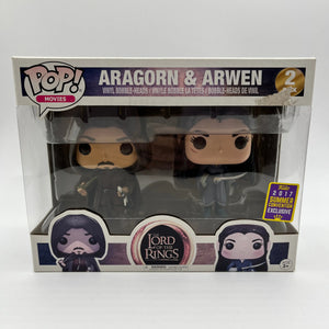 Funko Pop Vinyl Movies The Lord Of The Rings Aragorn & Arwen (2 pack) FRENLY BRICKS - Open 7 Days