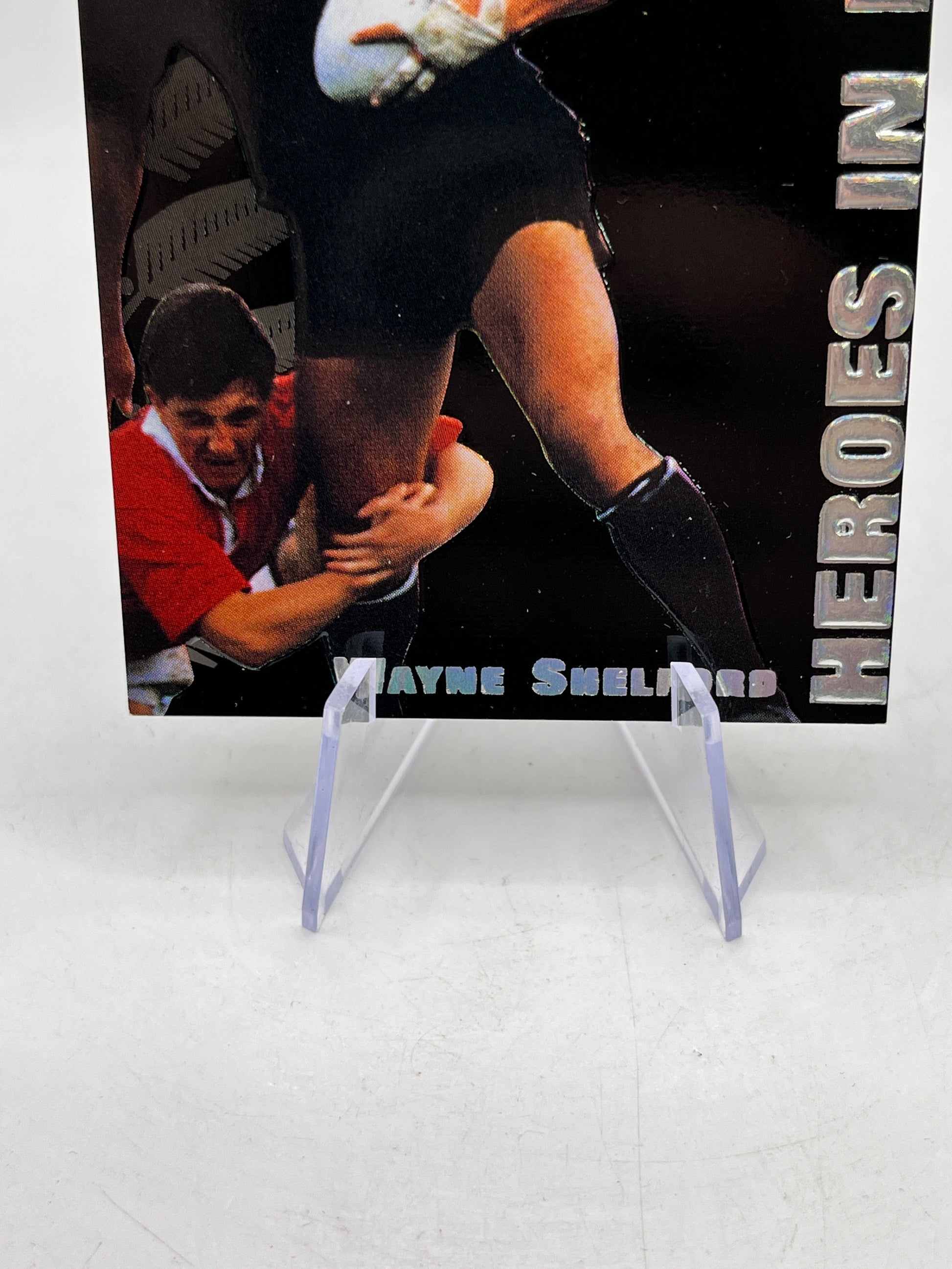 1995 New Zealand All Blacks Rugby Union Card - H5 Wayne Shelford FRENLY BRICKS - Open 7 Days