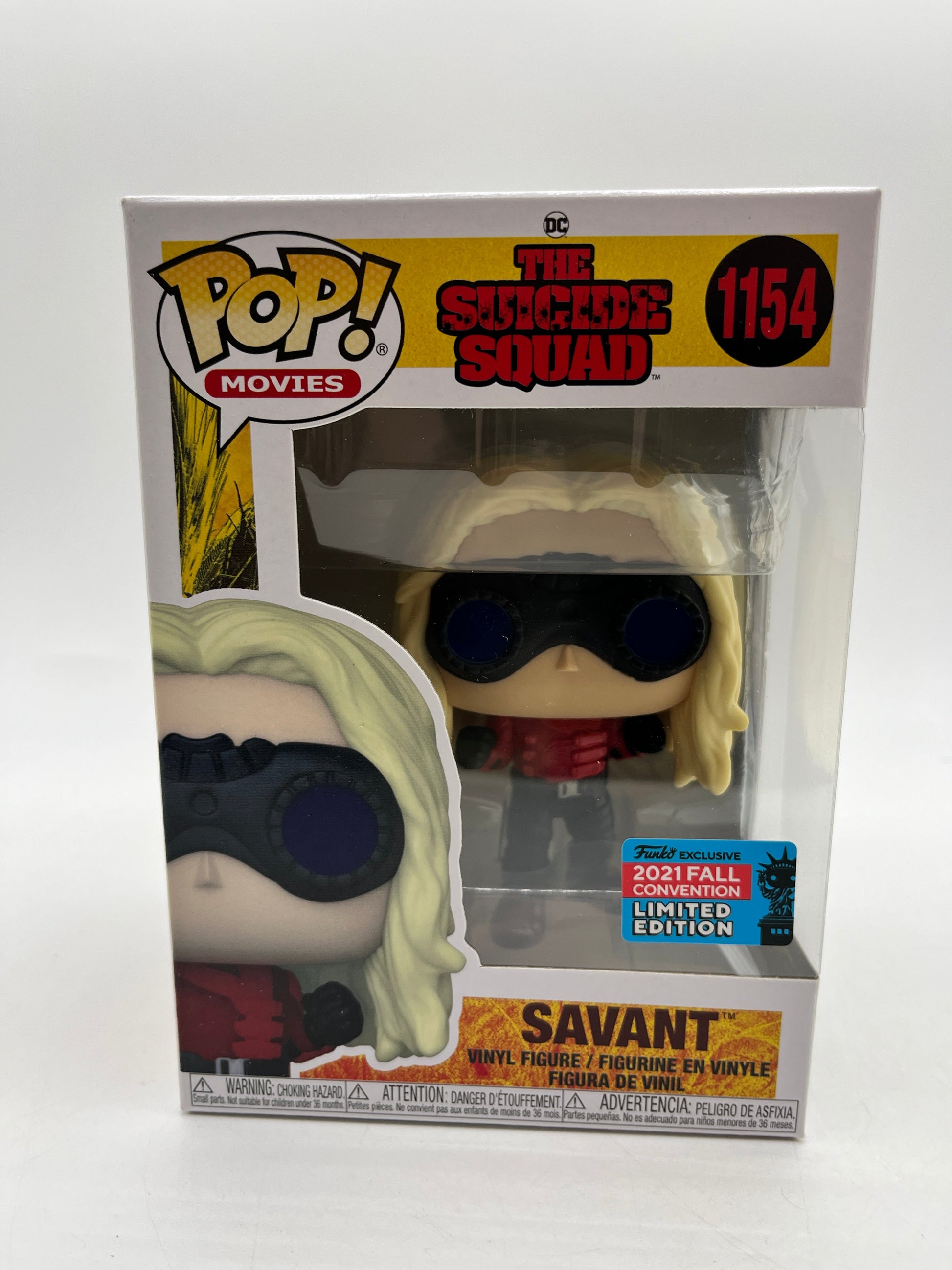 Funko POP! Movies The Suicide Squad Savant #1154 - Limited Edition Fall Convention FRENLY BRICKS - Open 7 Days