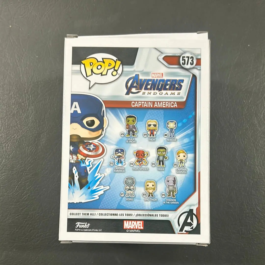 Pop Vinyl Marvel Captain America #573 FRENLY BRICKS - Open 7 Days