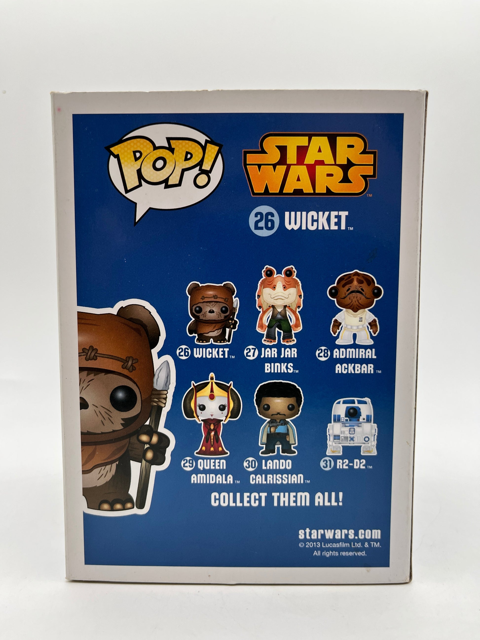 Funko POP! Star Wars Wicket #26 - Vinyl Collectable FRENLY BRICKS - Open 7 Days