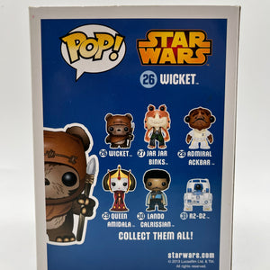 Funko POP! Star Wars Wicket #26 - Vinyl Collectable FRENLY BRICKS - Open 7 Days