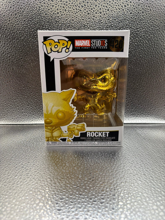 Funko Pop Vinyl #420 Marvel Rocket FRENLY BRICKS - Open 7 Days