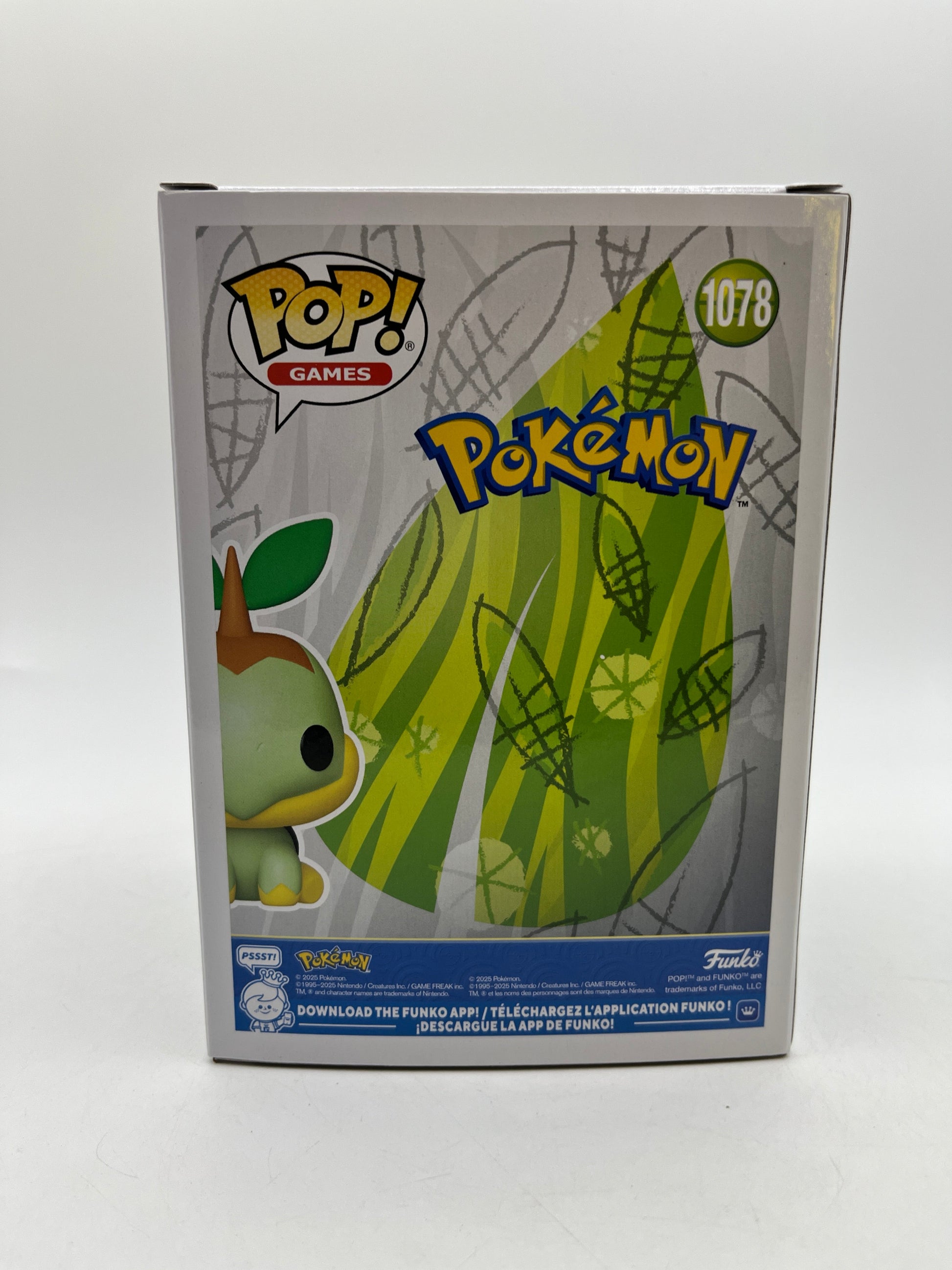 Funko POP! Games Pokémon - Turtwig #1078 - Vinyl Collectable FRENLY BRICKS - Open 7 Days